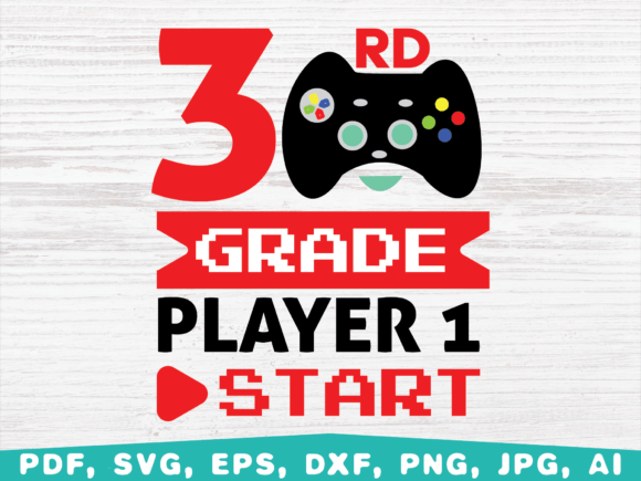 3rd Grade Player1 Start, Back to School: A Versatile Digital Asset for Creative Projects