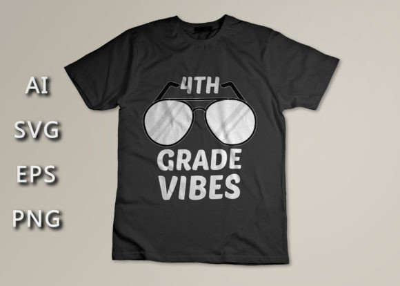 4TH Grade Vibes Back to School T-shirt