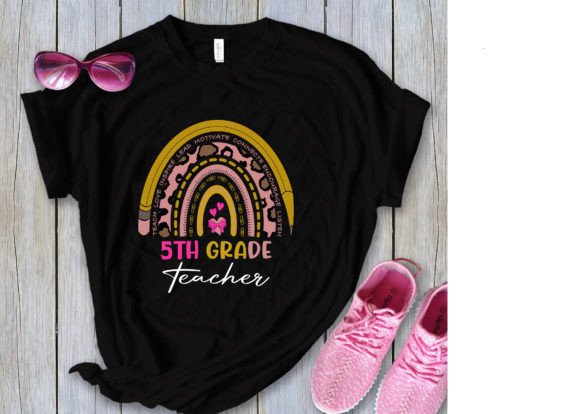5th Grade Teacher, Back to School T-shirt: A Must-Have for Educators and Creators