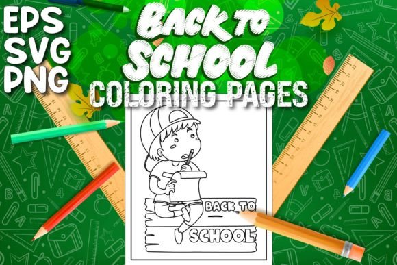 Back to School Coloring Pages Vol-8: A Strategic Tool for Creativity and Learning