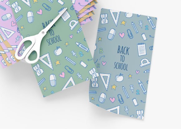 Back to School Digital Print Patterns for Creative Professionals