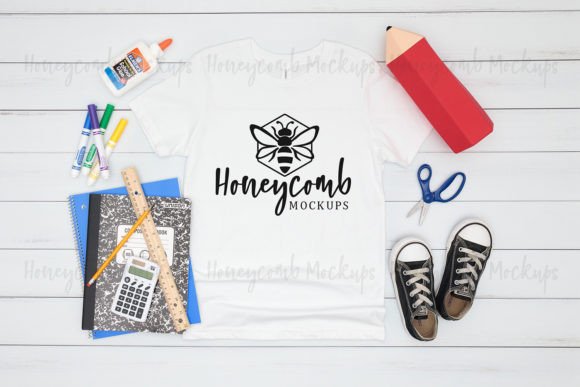 Back to School Mockup, White 3001Y Mock: A Practical Tool for T-Shirt Shop Owners and SVG Sellers