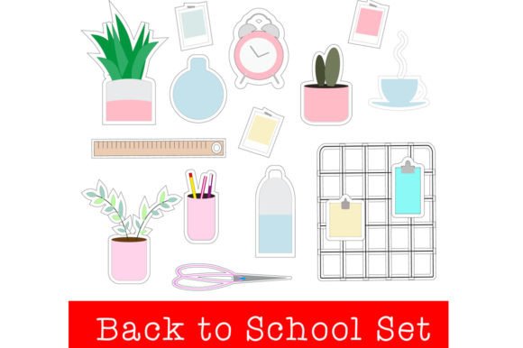 Back to School Set for Creative and Professional Use