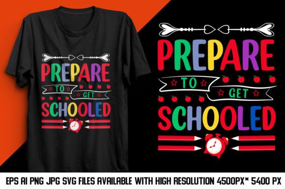 Back to School T Shirt Illustrator File