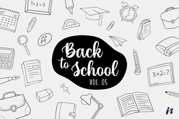 Hand Drawn Back to School Set - Vol. 05