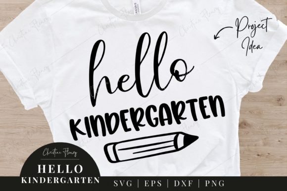 Hello Kindergarten SVG - Back to School