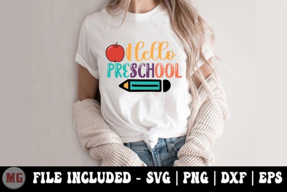 Hello Pre-School - Back to School SVG