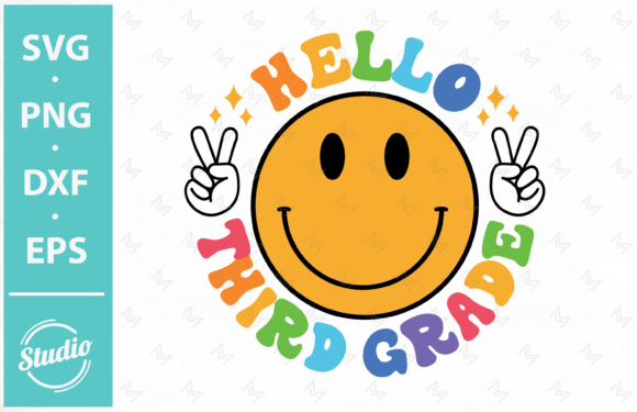 Hello Third Grade, Back to School SVG: A Creative Resource for Every Project