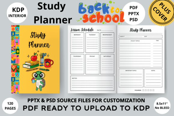 KDP Interior Back to School for Students: A Practical Study Tool for Organized Learning