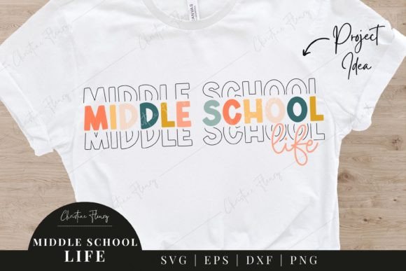 Middle School Life SVG - Back to School